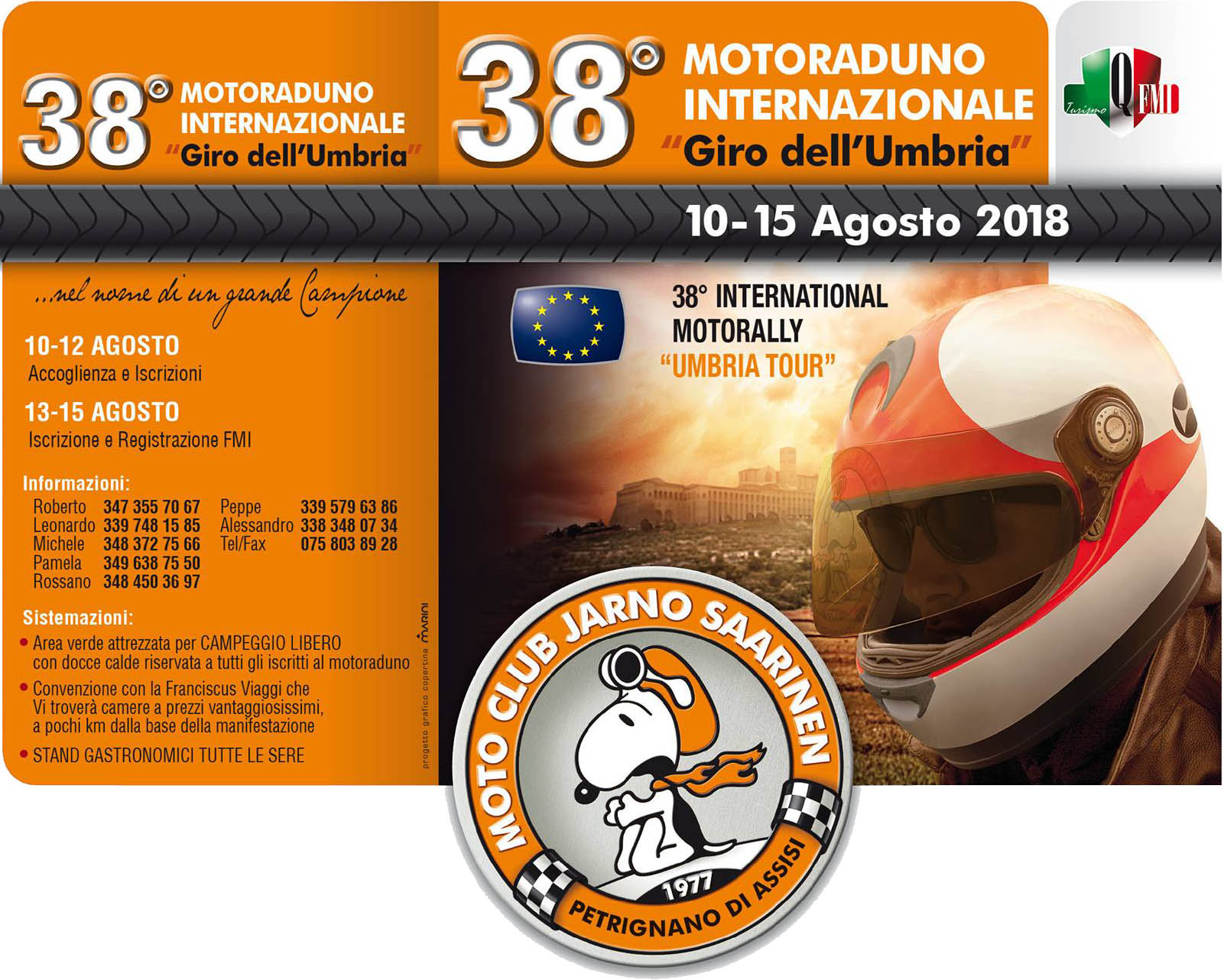 11 Agosto – Motoraduno Internazionale a Petrignano d’Assisi