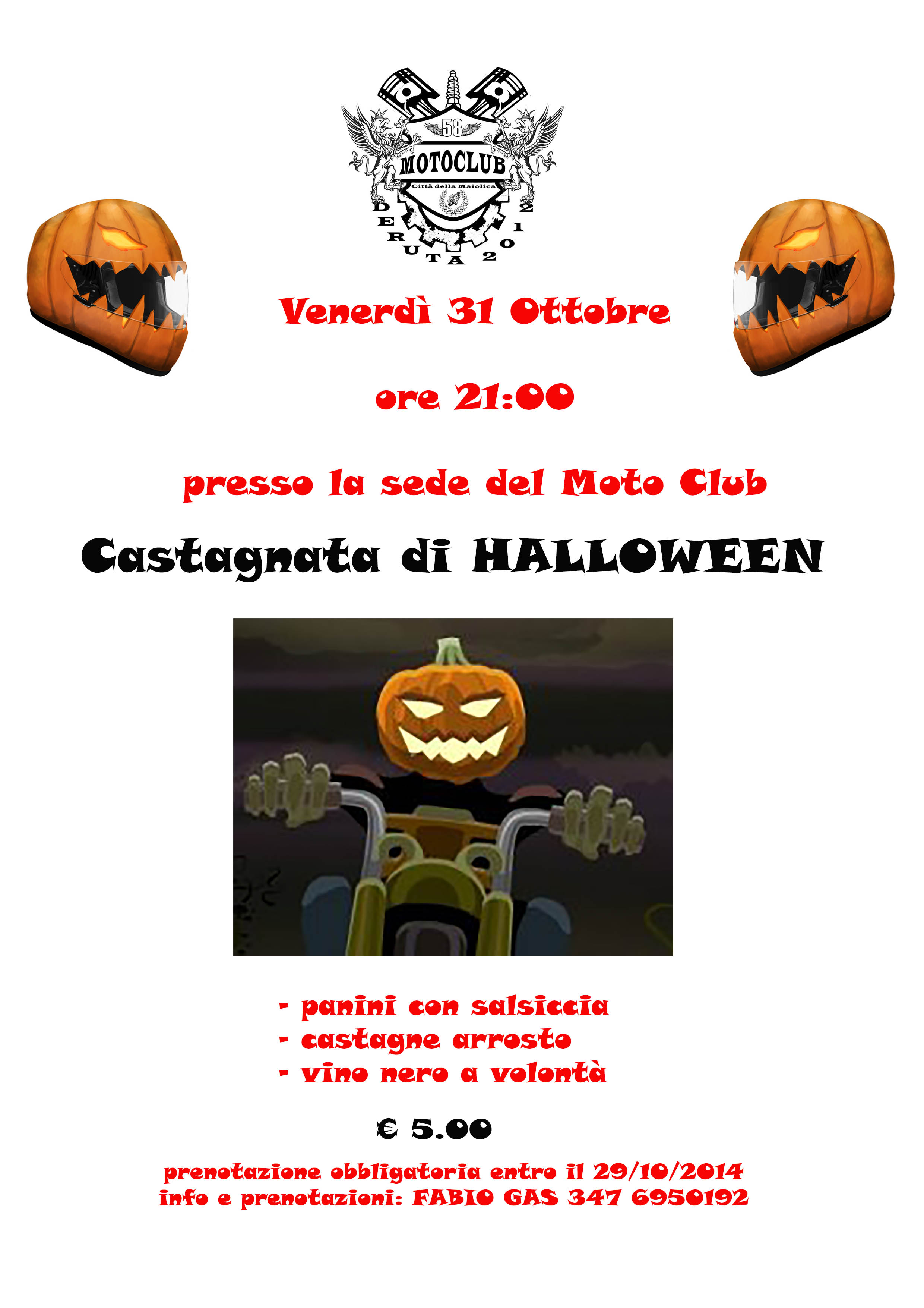 Castagnata di HALLOWEEN