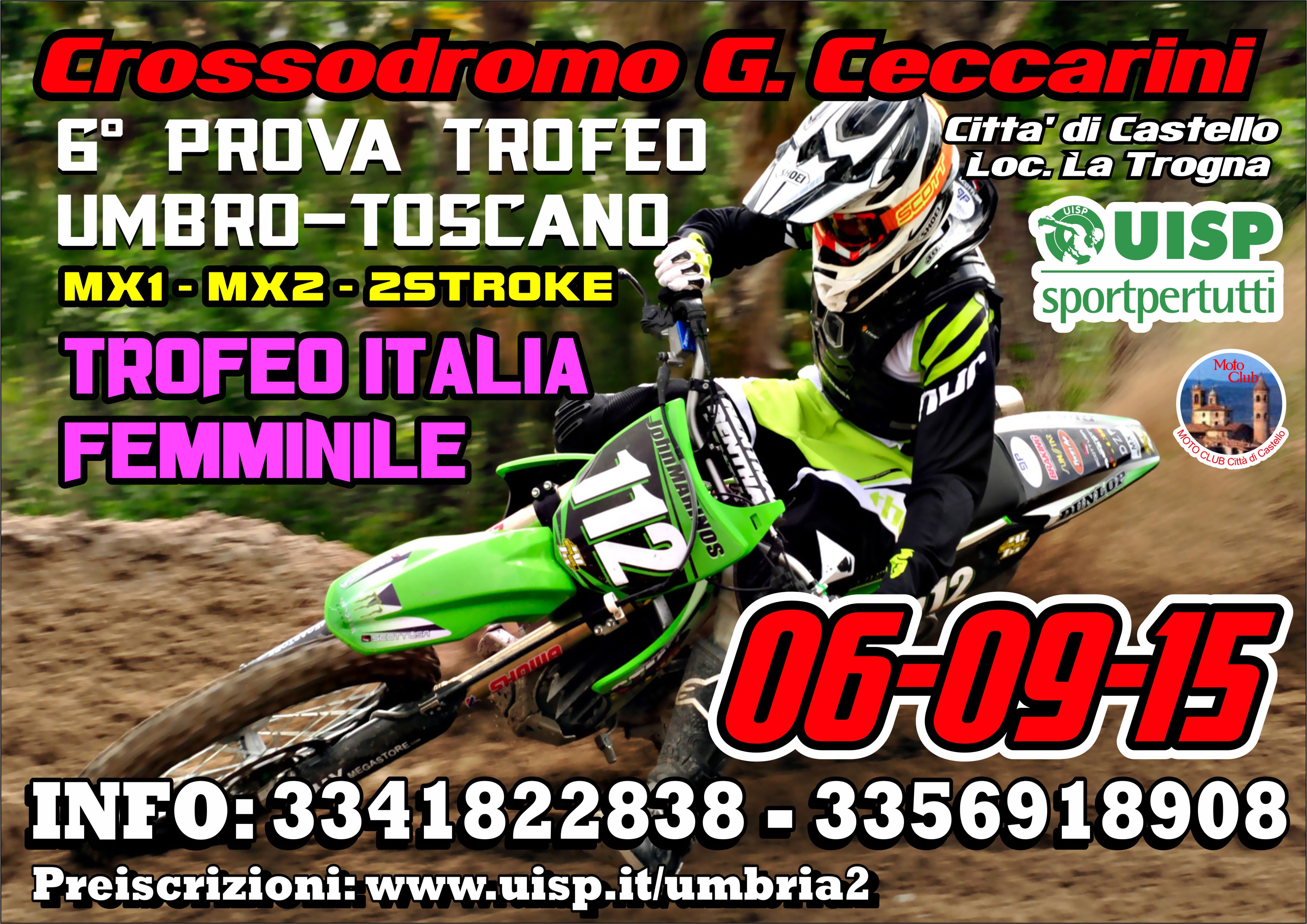 6° PROVA TROFEO UMBRIA MOTOCROSS 2015