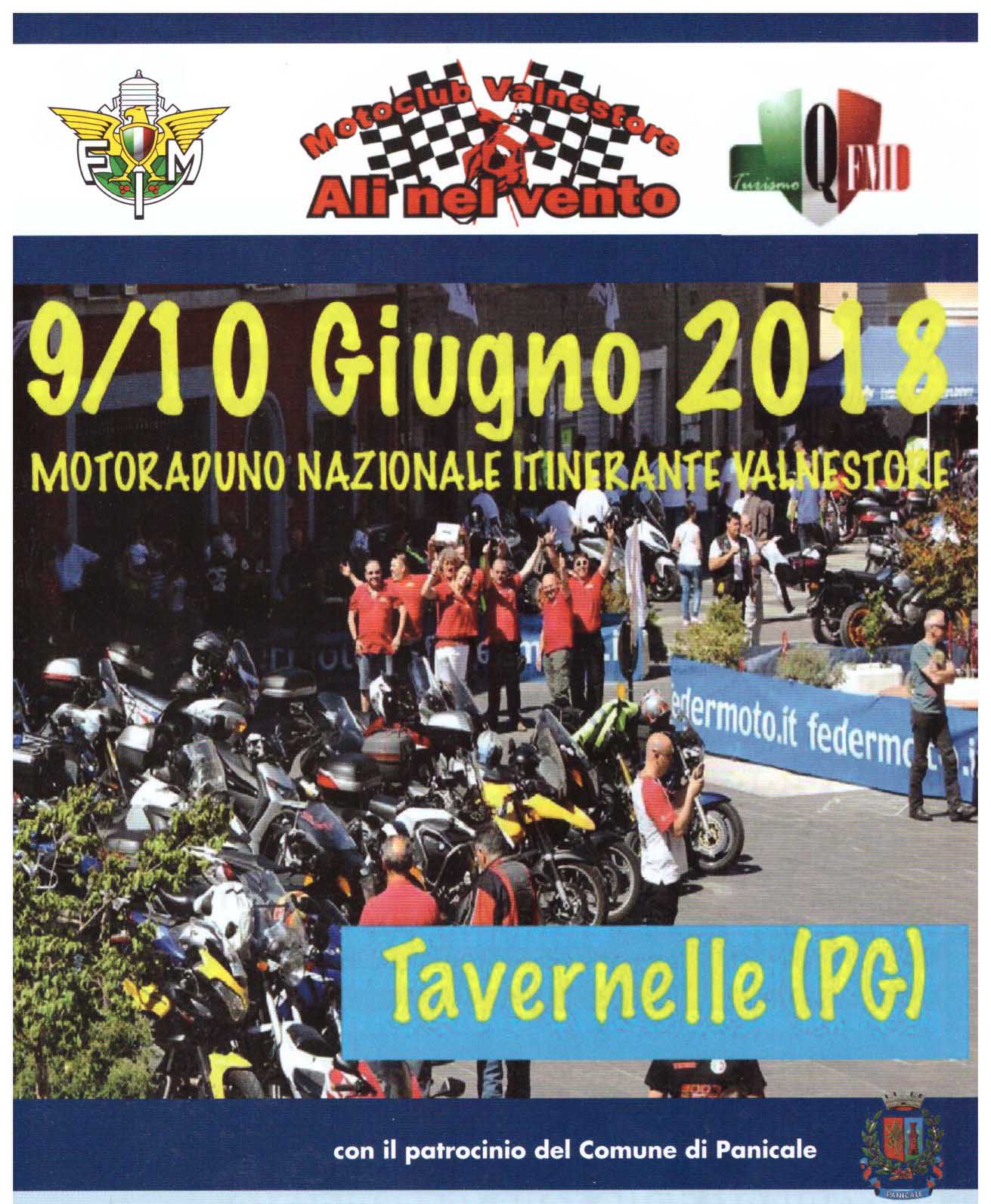 9-10 Giugno – Motoraduno Nazionale a Tavernelle (PG)