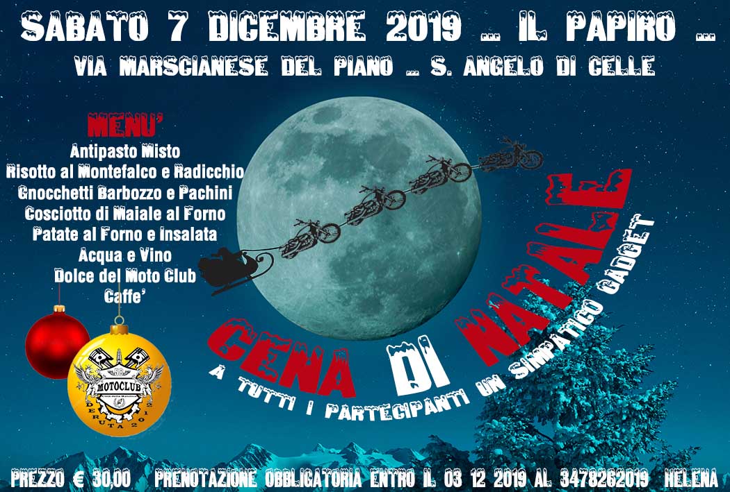 07 Dicembre – Cena di Natale