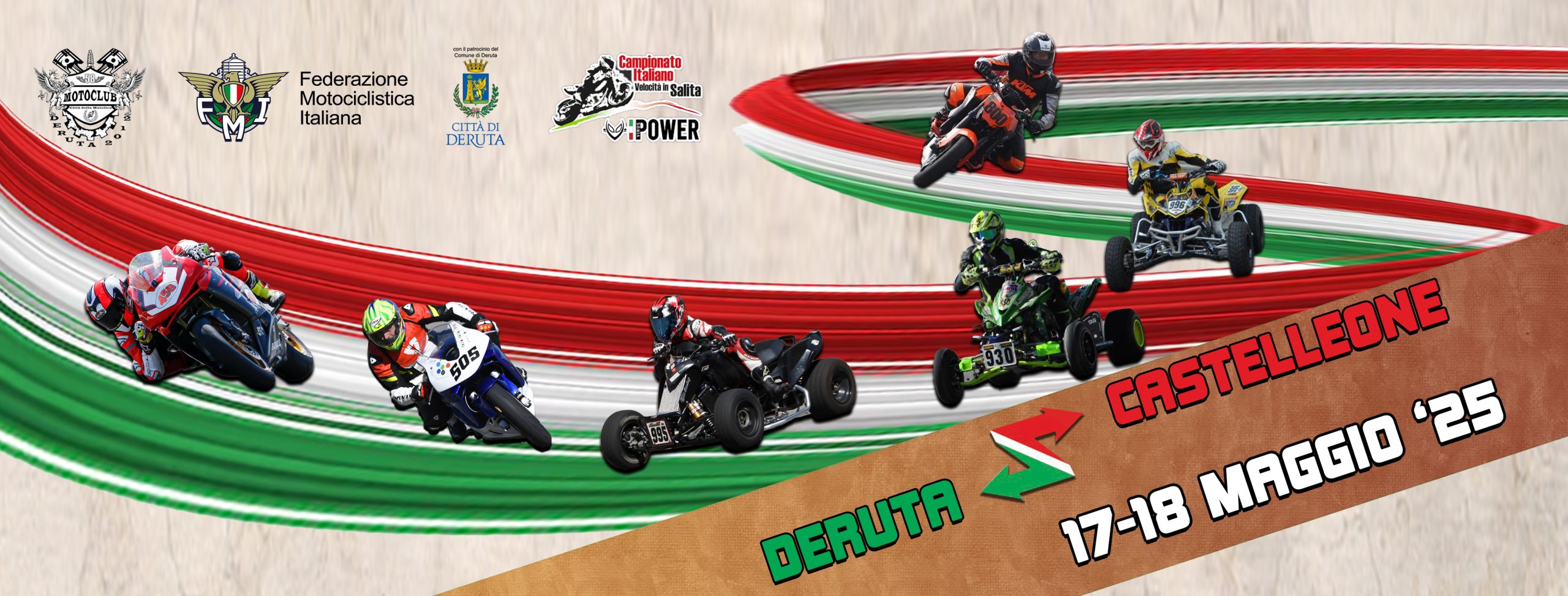 Benvenuto nel sito del Moto Club Deruta 2012