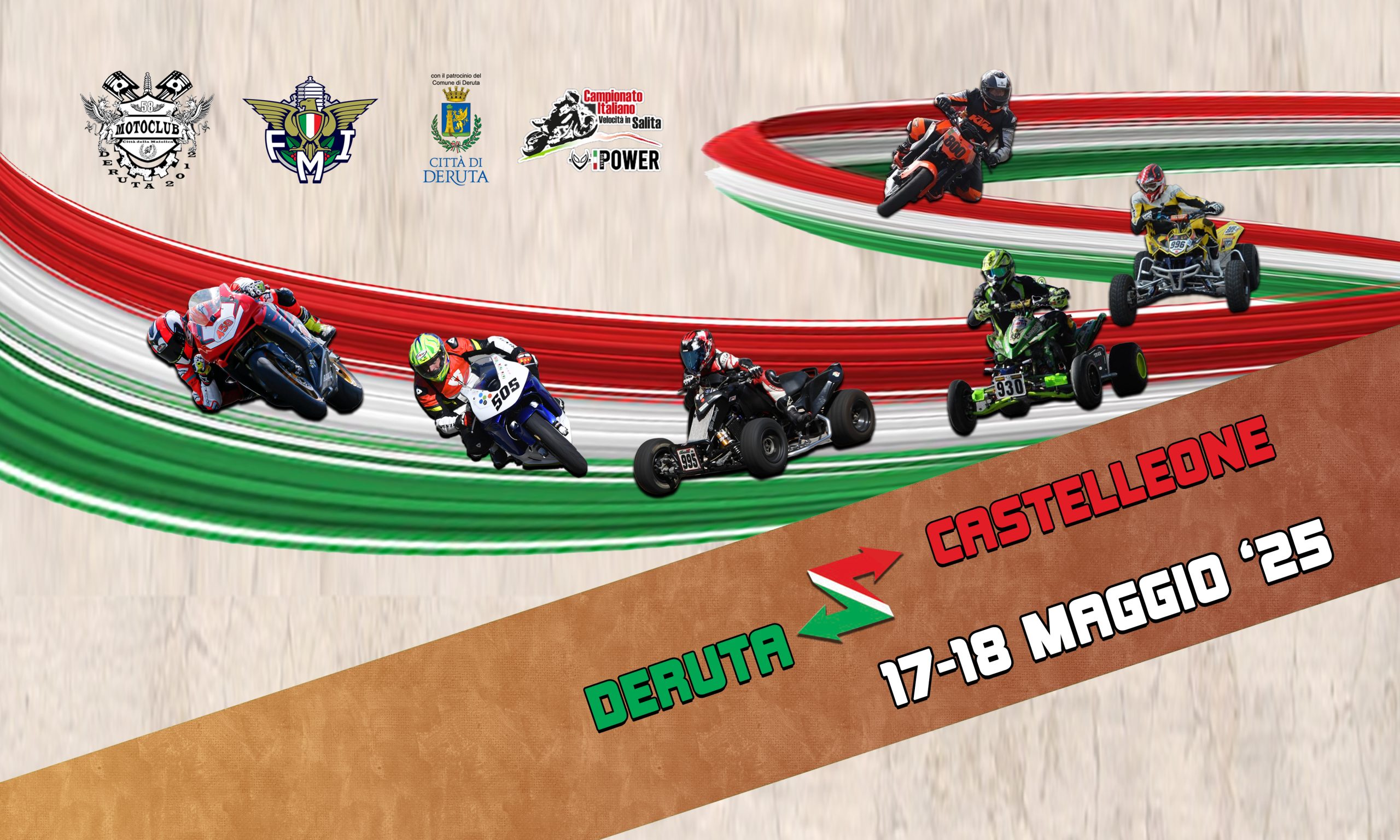 Benvenuto nel sito del Moto Club Deruta 2012